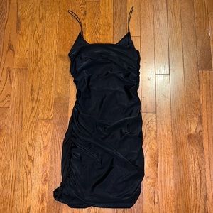 Black strap dress